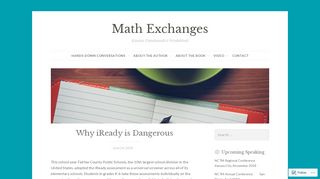 Why iReady is Dangerous – Math Exchanges