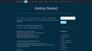 Getting Started | iReal Pro