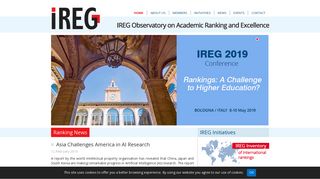 IREG Observatory on Academic Ranking and Excellence: Home