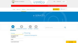 e-SERVICES - IREMBO