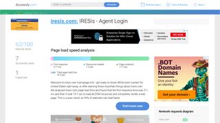 Access iresis.com. IRESis - Agent Login