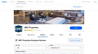 Working at IRET Properties: Employee Reviews | Indeed.com
