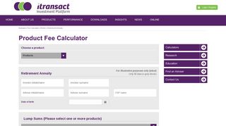 Retirement Annuity - Itransact