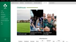 The Clubhouse | Welcoming Clubs | ETeam Sheet ... - Irish Rugby