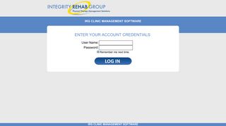 Proceed to Login - Integrity Rehab Group