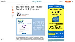 How to Submit Tax Returns With the FBR Using Iris | ToughNickel