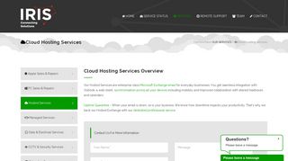 IRIS - Cloud Hosting Services