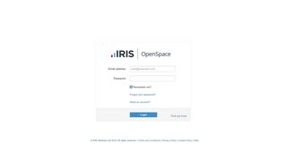 OpenSpace Login - Iris Open Space