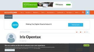 Iris Opentax | AccountingWEB