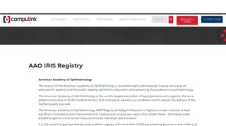 AAO IRIS Registry - EHR Software Connected To The IRIS Registry ...