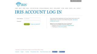 Iris Account Log In - Iris Global