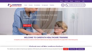 Carepath Training | Recognised Healthcare Training | QQI, City & Guilds