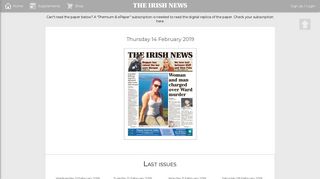 Today's paper - Irish News