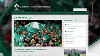 Irish Rugby Supporters Club: About the Club