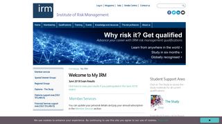 My IRM - The Institute of Risk Management