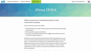 IRMA - Privacy by Design Foundation