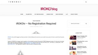 iROKOtv - No Registration Required - irokotv blog