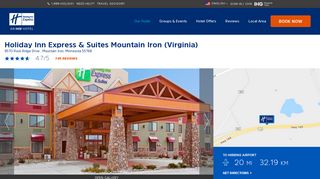 Holiday Inn Express & Suites Mountain Iron (Virginia) Hotel in ...