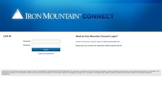 Iron Mountain Connect Login