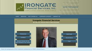 Irongate Financial Services: Home