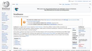 IronSource - Wikipedia