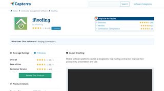 iRoofing Reviews and Pricing - 2019 - Capterra