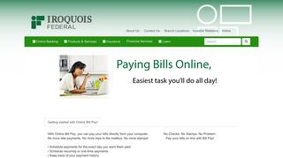 Online Bill Pay | Iroquois Federal