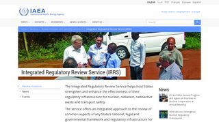 Integrated Regulatory Review Service (IRRS) | IAEA