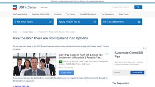 IRS Payment Plans and Installment Agreement Options - IRS.com