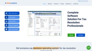 IRSLogics: Tax Resolution Software for Tax Professionals