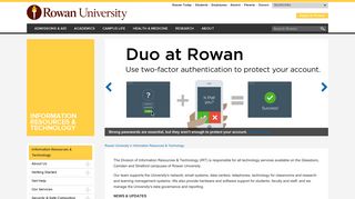 Rowan University: Information Resources & Technology | Information ...
