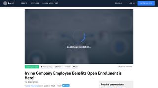 Irvine Company Employee Benefits Open Enrollment is Here! by Vali ...