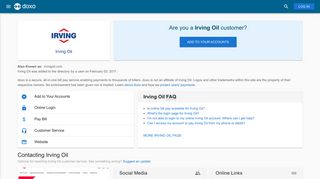 Irving Oil: Login, Bill Pay, Customer Service and Care Sign-In - Doxo