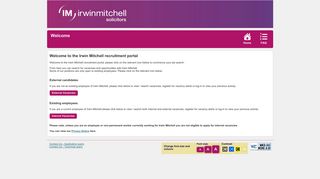 the Irwin Mitchell recruitment portal