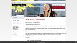 Irwin Mitchell - Your Claim Online