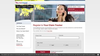 Register to Your Claim Tracker - Irwin Mitchell - Your Claim Online