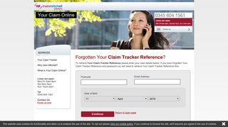 Forgotten Reference - Irwin Mitchell - Your Claim Online