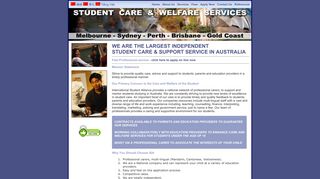 International Student Alliance (ISA) Student Care and Support Services