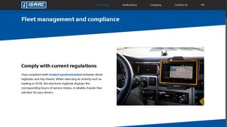 Fleet Hours-of-service Compliance | ISAAC Instruments
