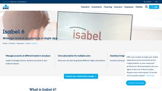 Isabel 6 - Corporate Banking - KBC Banking & Insurance