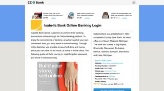 Isabella Bank Online Banking Login - CC Bank