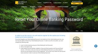 Reset Your Online Banking Password | Isabella Bank | Mount Pleasant ...