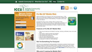 It's Me 247 Mobile Web | Isabella Community CU - Online Banking ...