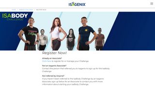 Isagenix IsaBody Challenge: Register Now - ID