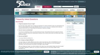 Frequently Asked Questions - Isaca