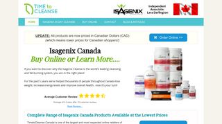 Isagenix® Canada >> Buy Isagenix Online @ Lowest Prices