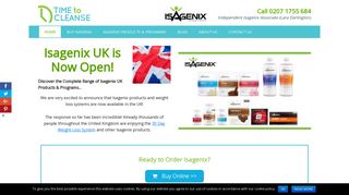 Isagenix UK is Now Open! Order Online or Find Out More