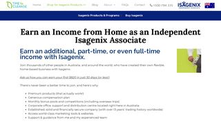 Isagenix Business Opportunity (Australia) - TimetoCleanse.com