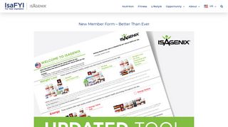 New Member Form – Better Than Ever - Isagenix News - IsaFYI.com