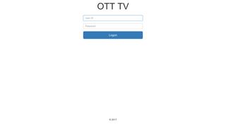 OTT TV Login